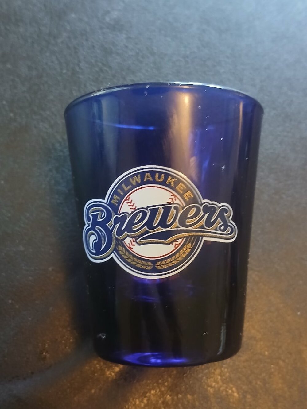⚾ Milwaukee Brewers Blue 2 oz Shot Glass